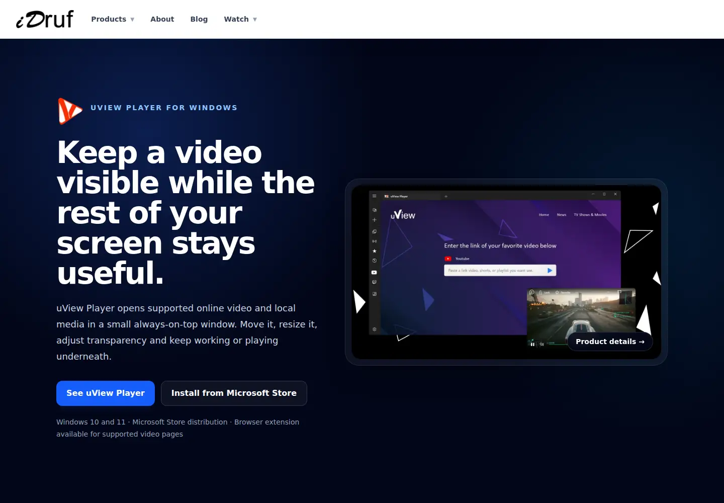 Screenshot of idruf.com
