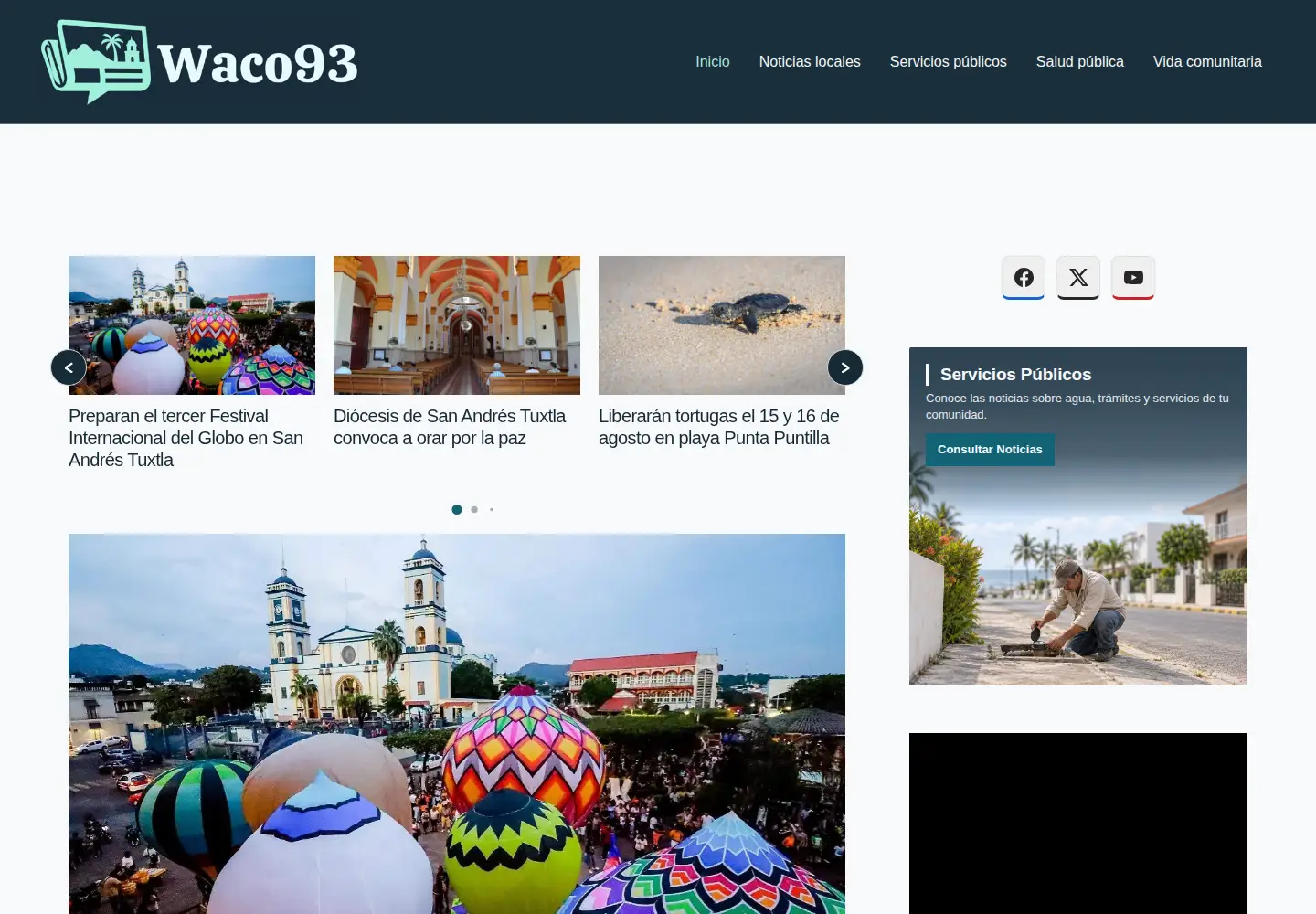 Screenshot of waco93.com