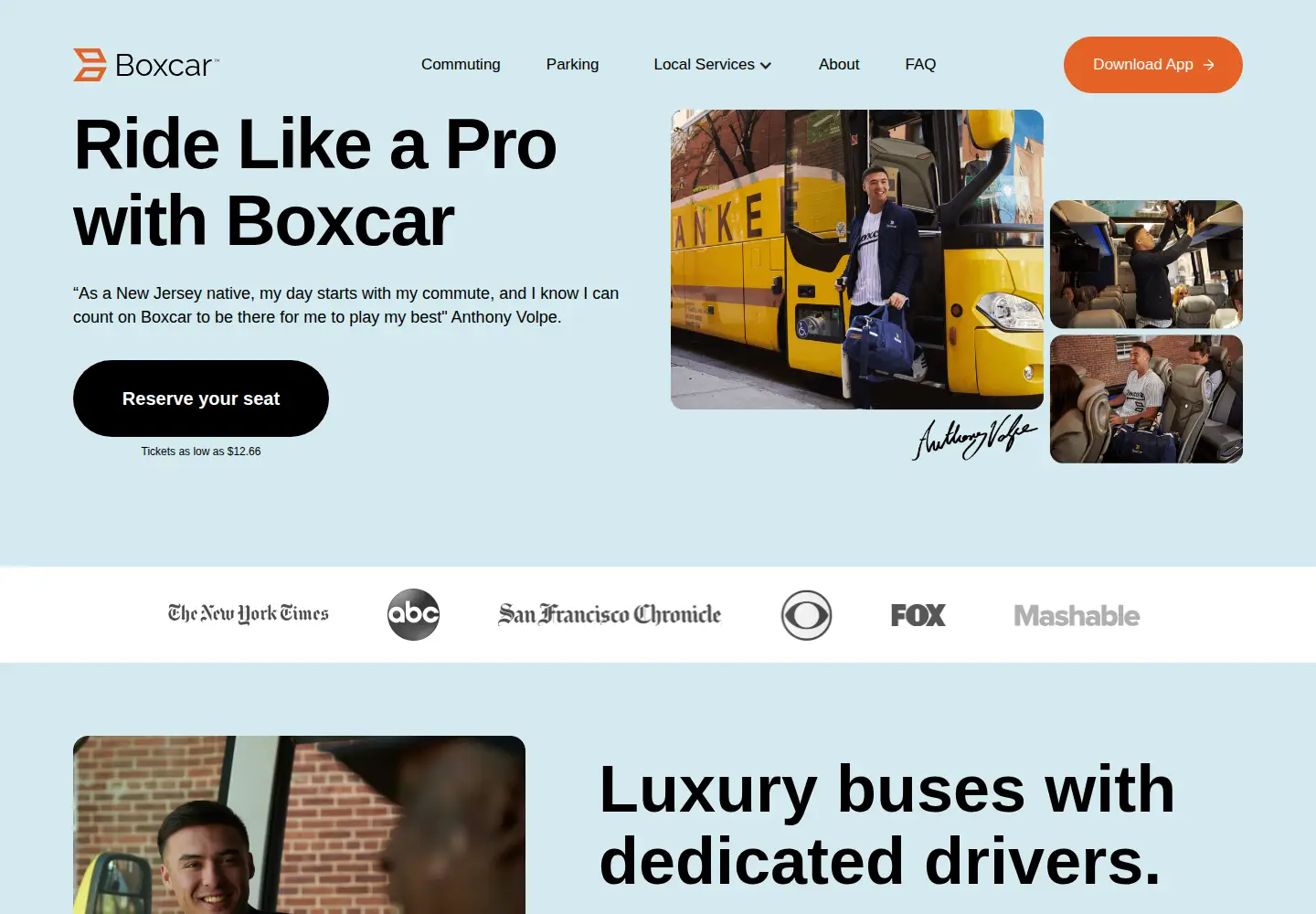 Screenshot of boxcar.com