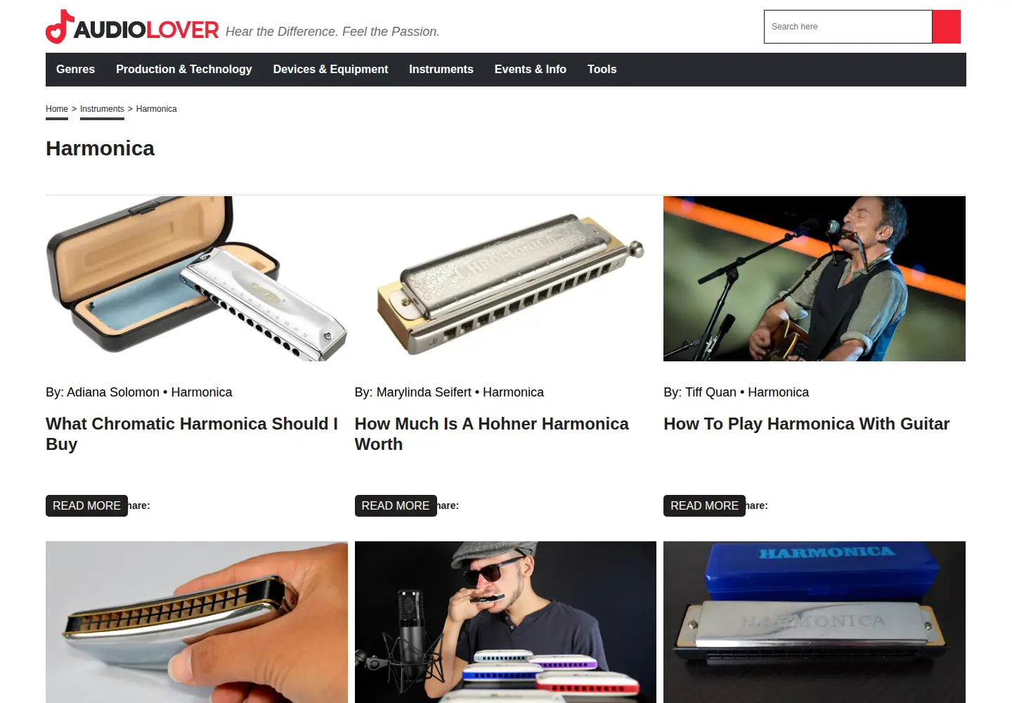 Screenshot of todoarmonica.org