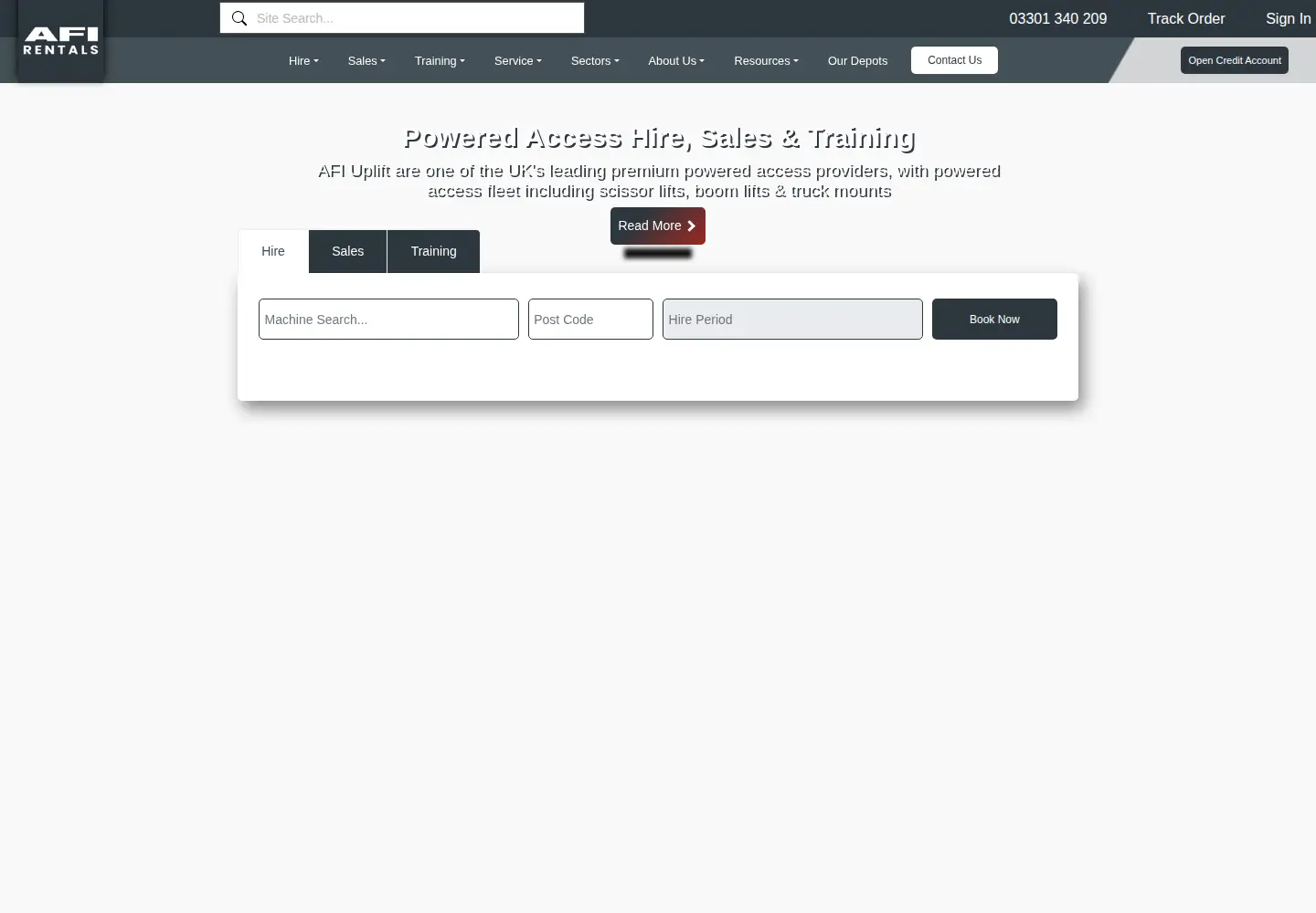 Screenshot of universalplatforms.co.uk