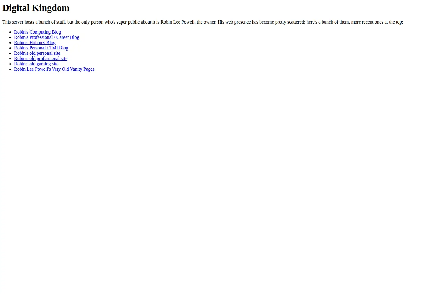 Screenshot of digitalkingdom.org