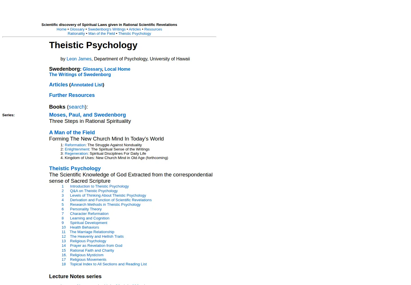 Captured homepage of theisticpsychology.org in the current scan