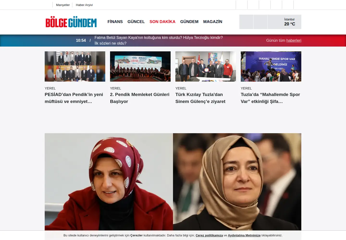 Captured homepage of bolgegundem.com in the current scan