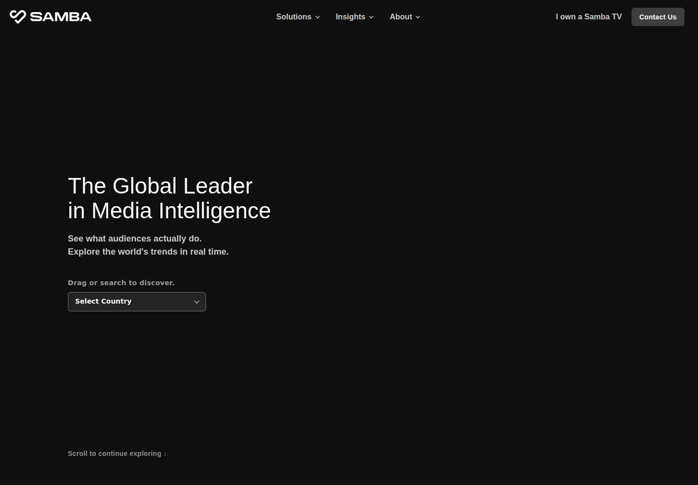 Screenshot of samba.com