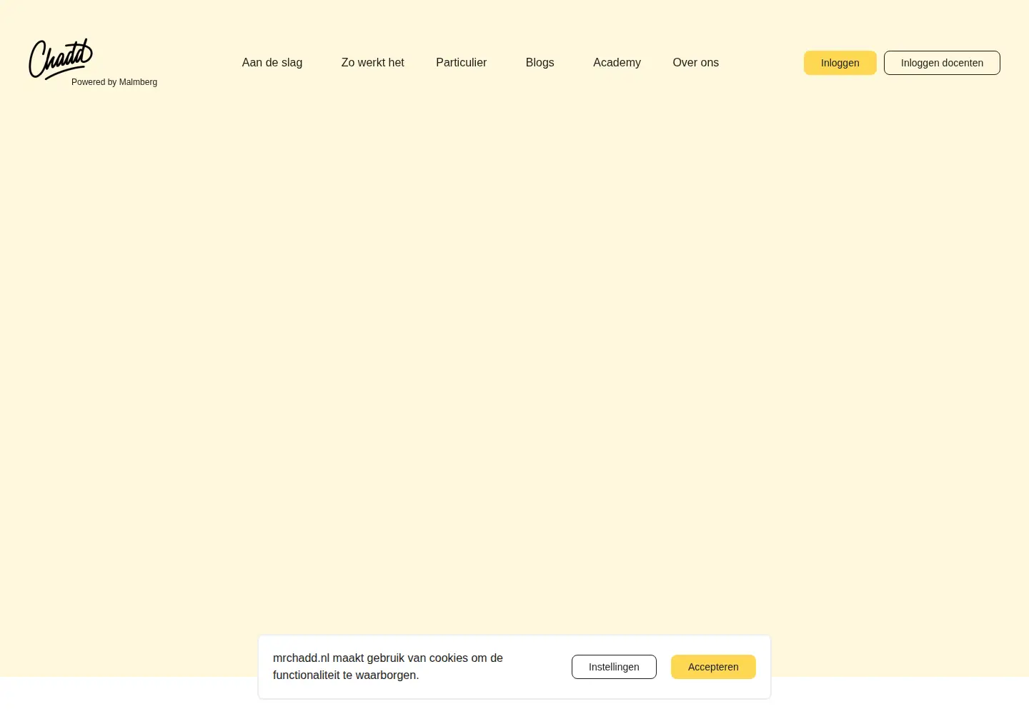Screenshot of mrchadd.nl