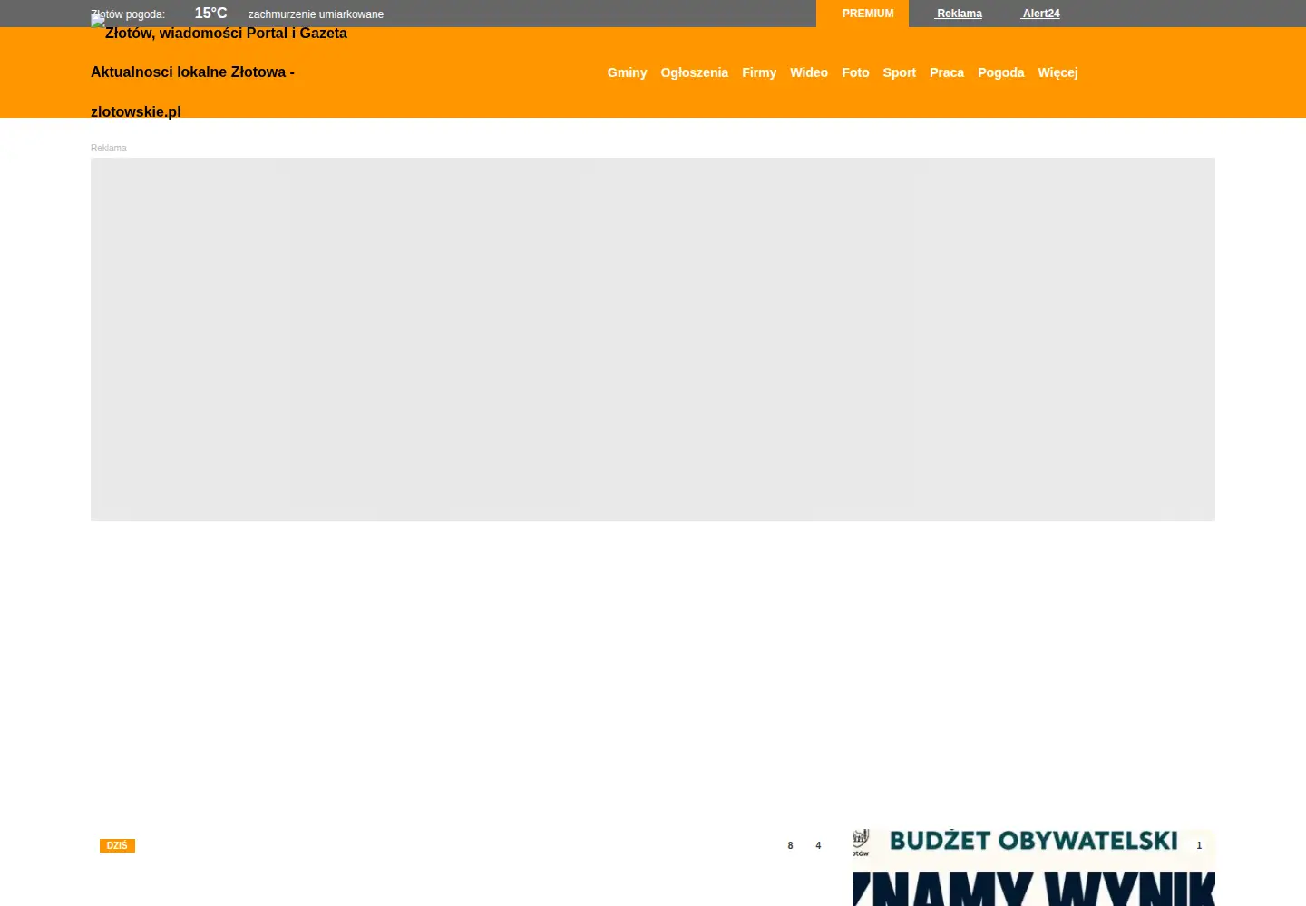 Screenshot of zlotowskie.pl