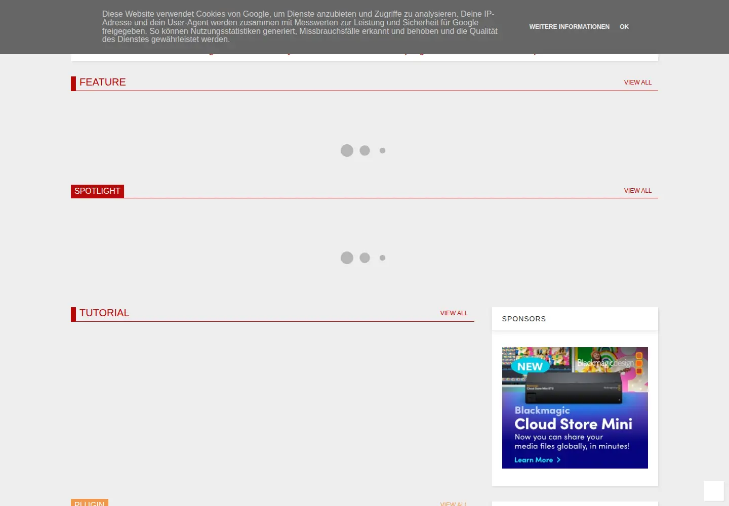 Screenshot of cgrecord.net
