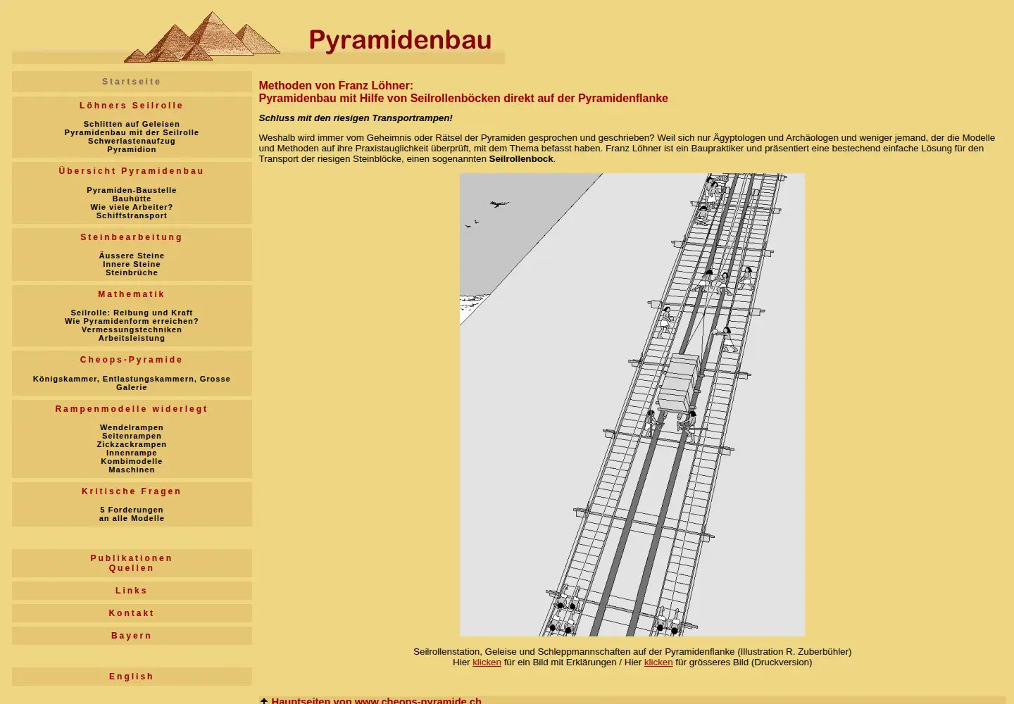 Screenshot of cheops-pyramide.ch