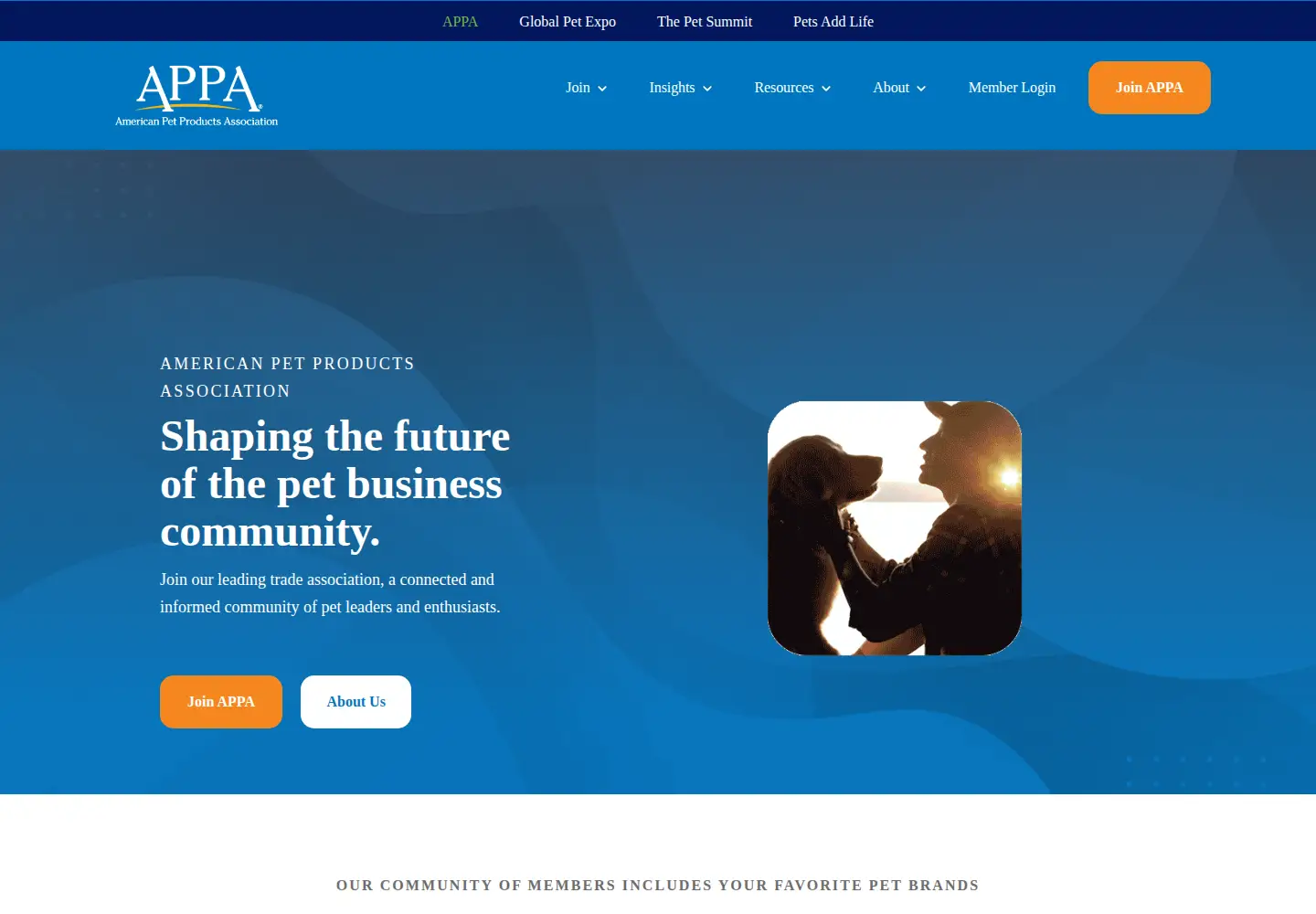 Screenshot of americanpetproducts.org