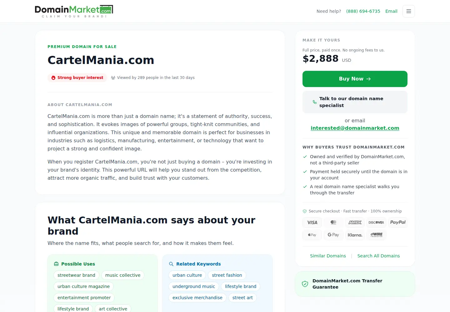 Screenshot of cartelmania.com