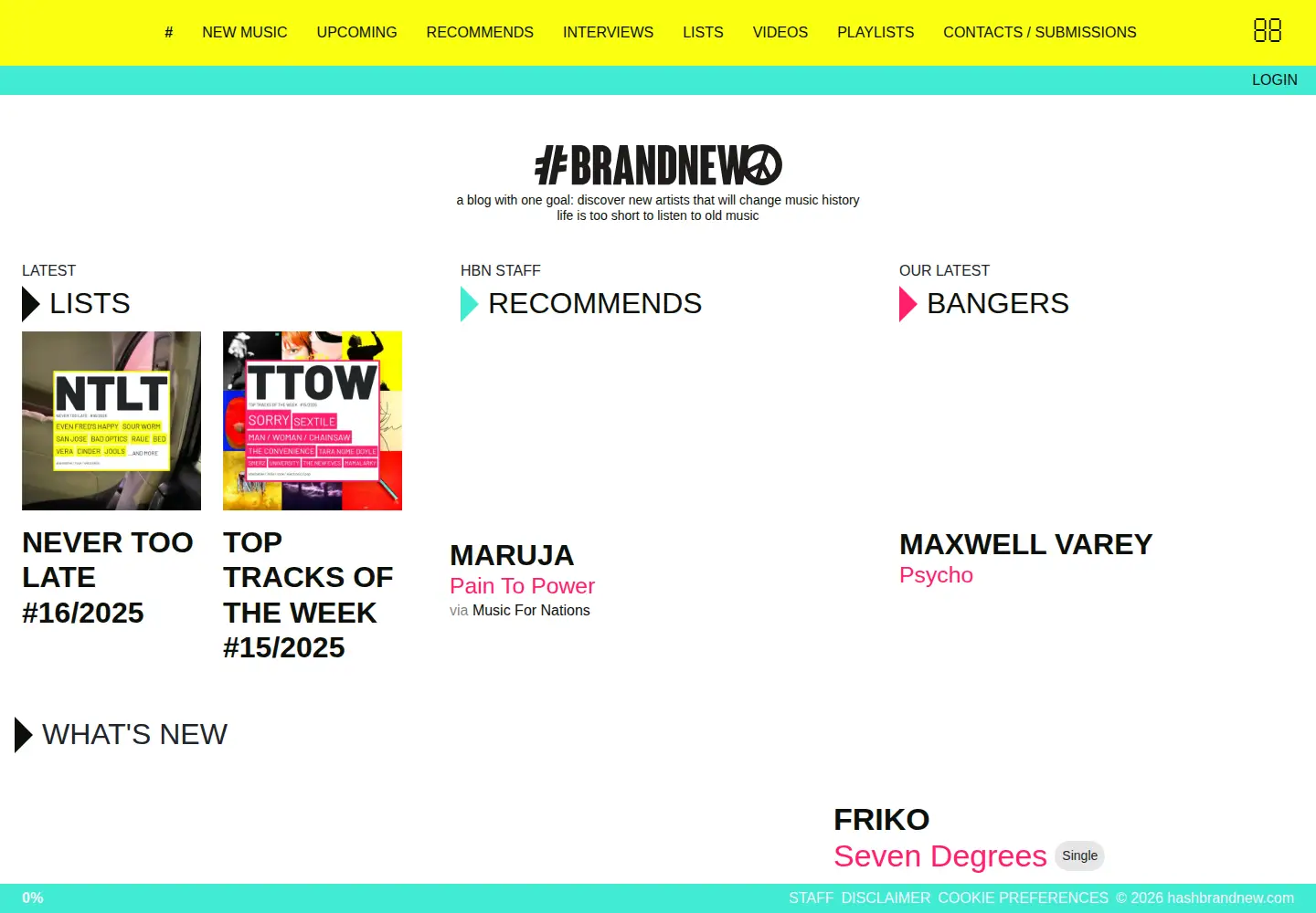 Screenshot of hashbrandnew.com