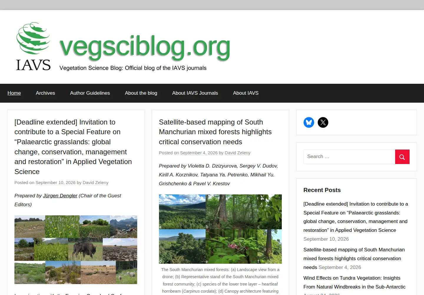 Screenshot of vegsciblog.org