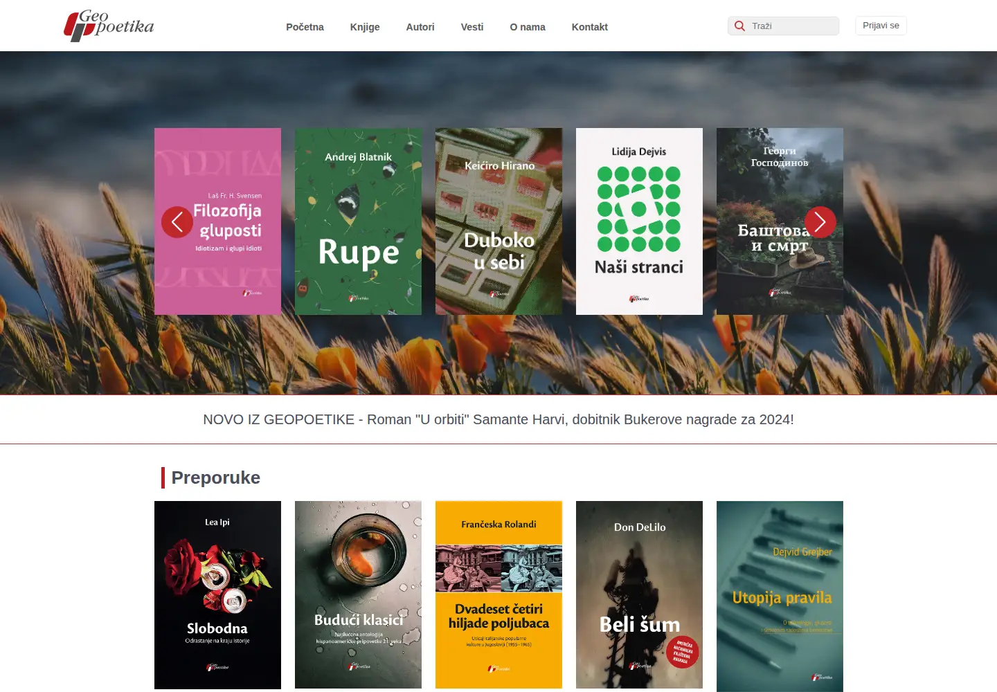Screenshot of geopoetika.com