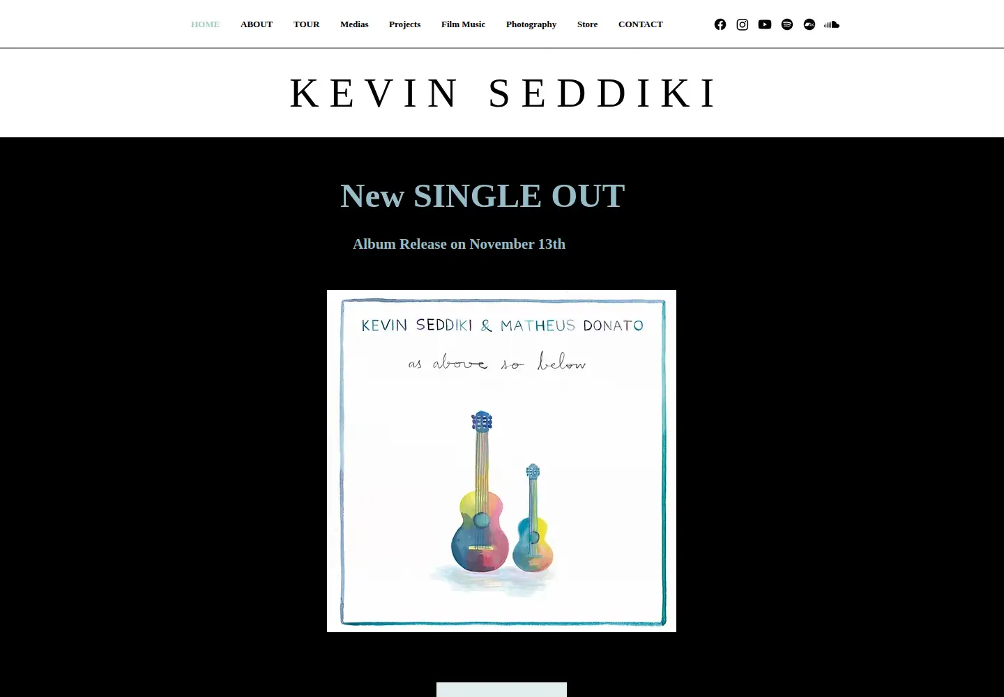 Screenshot of kevinseddiki.com