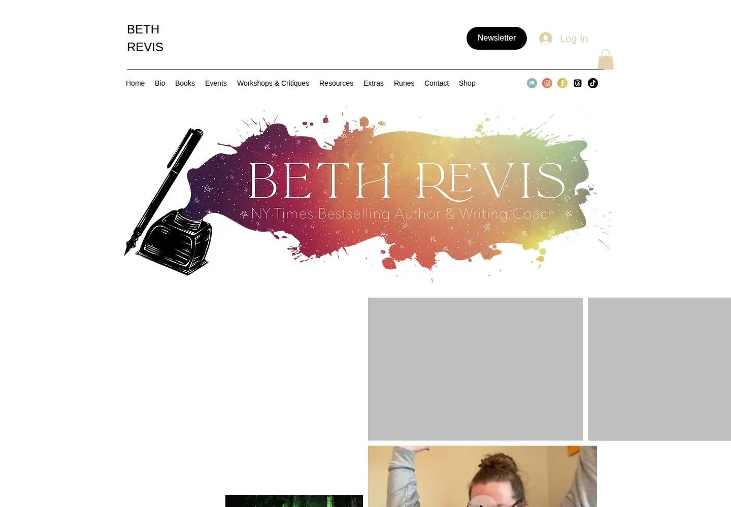 Screenshot of bethrevis.com