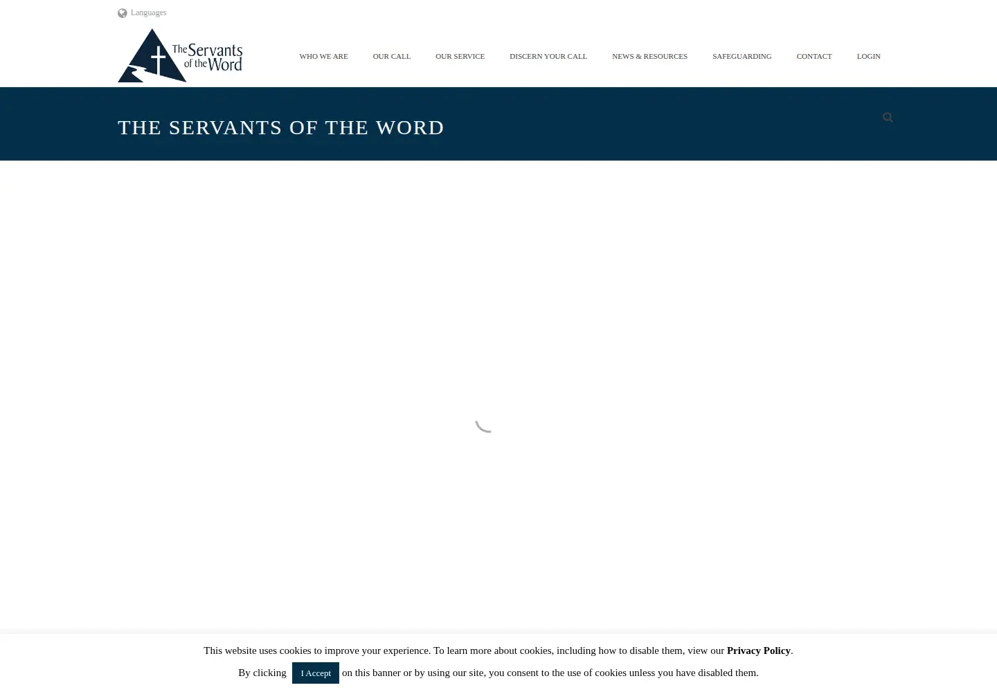 Screenshot of servantsoftheword.org