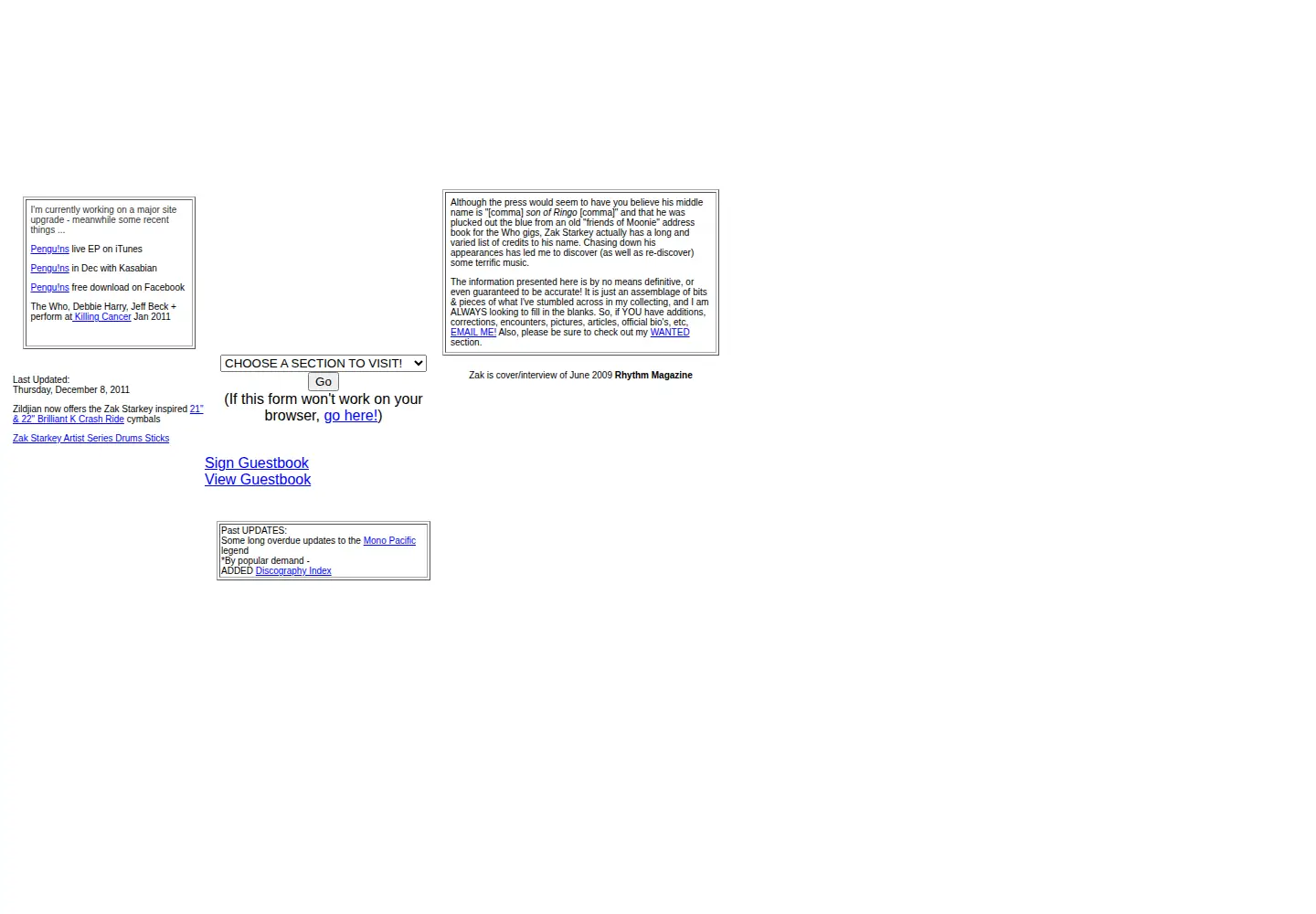 Captured homepage of kathyszaksite.com in the current scan