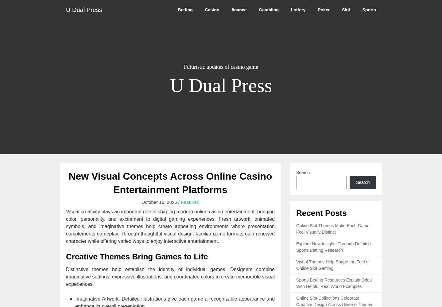 Screenshot of udualpress.org