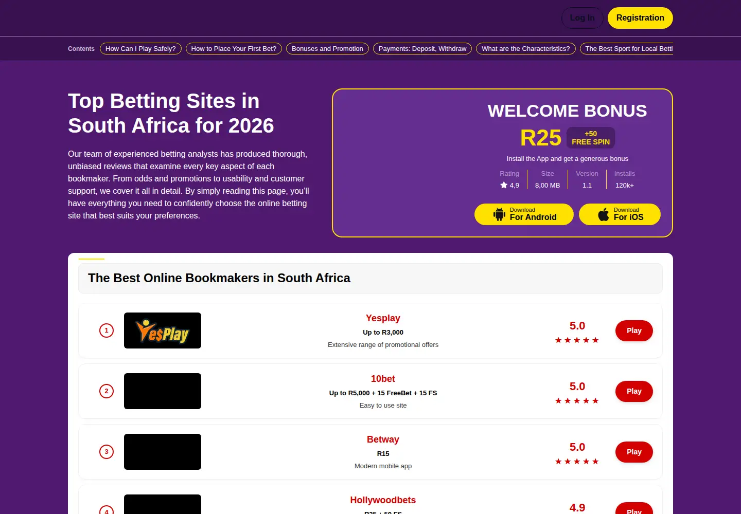 Captured homepage of soccercity2010.co.za in the current scan