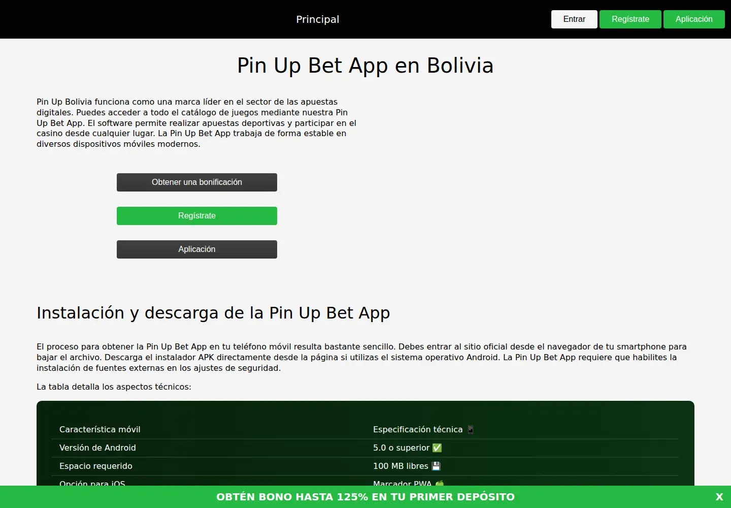 Screenshot of mas.org.bo