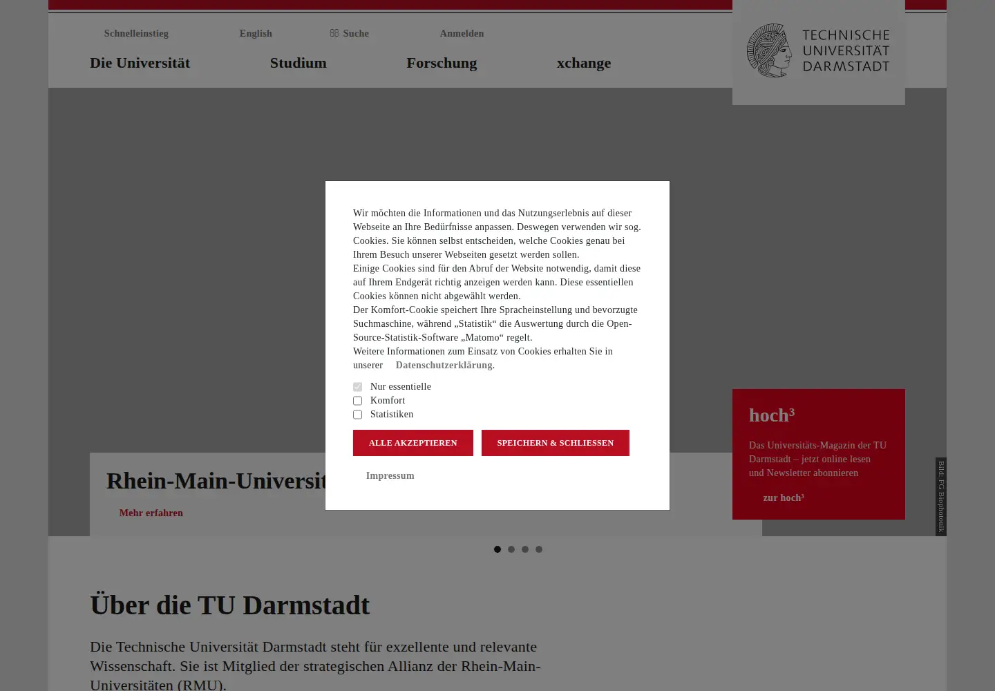 Screenshot of tu-darmstadt.de