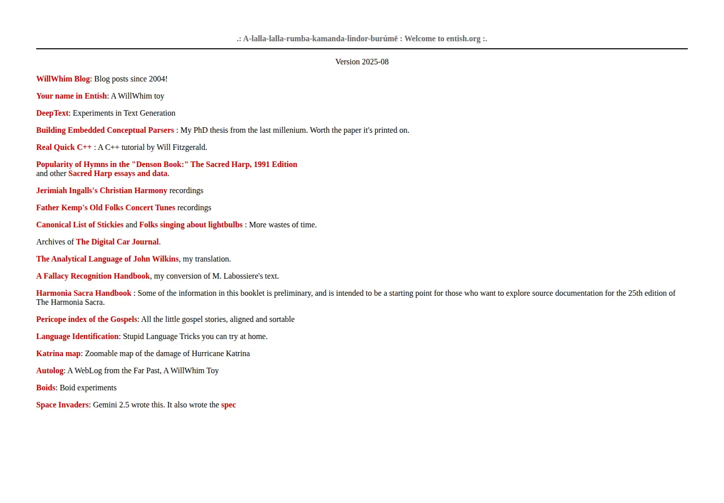 Screenshot of entish.org