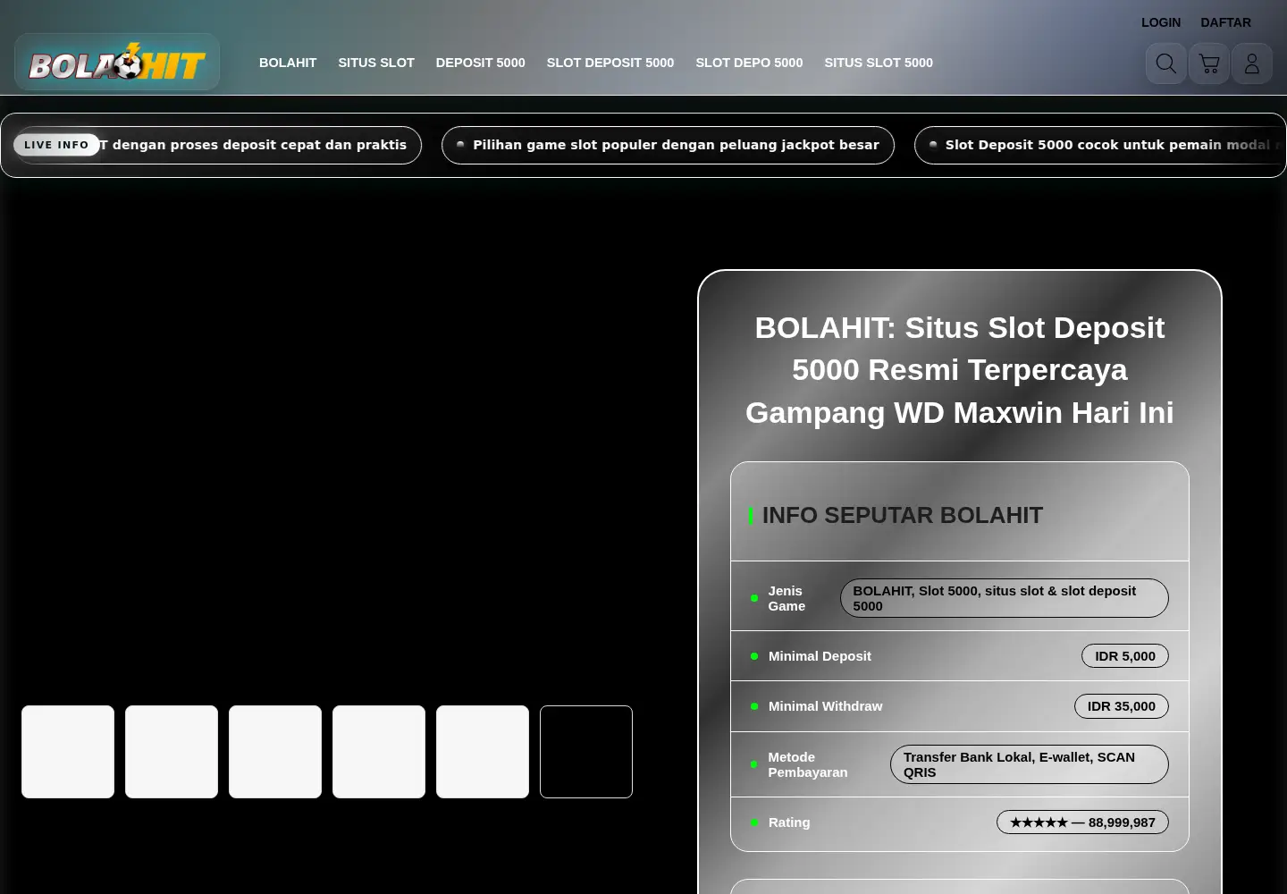 Captured homepage of africapoint.net in the current scan