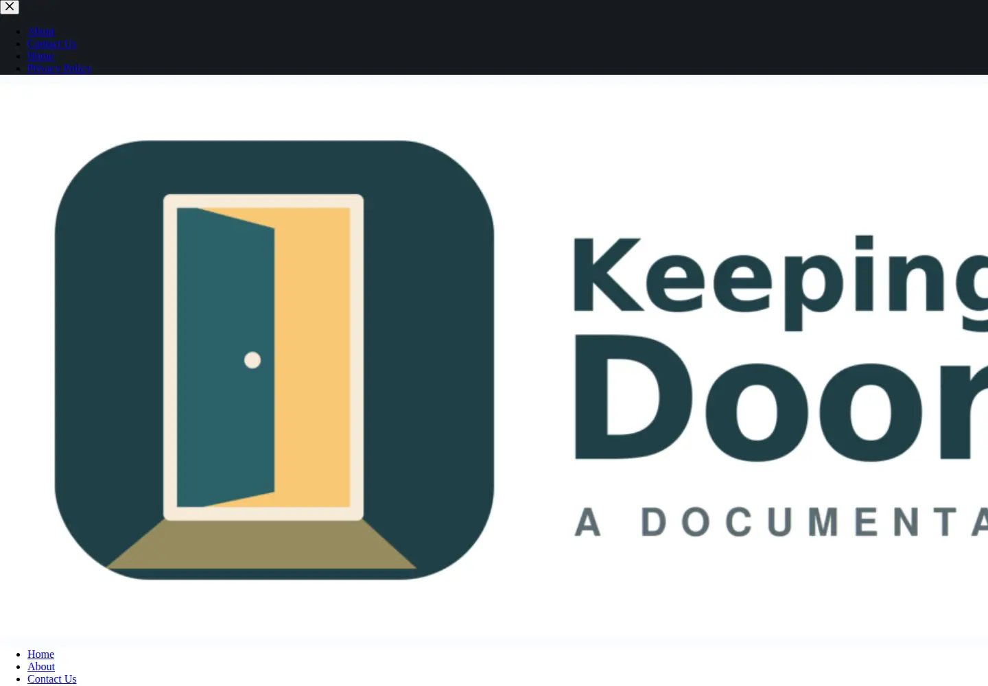 Screenshot of keepingthedooropen.com
