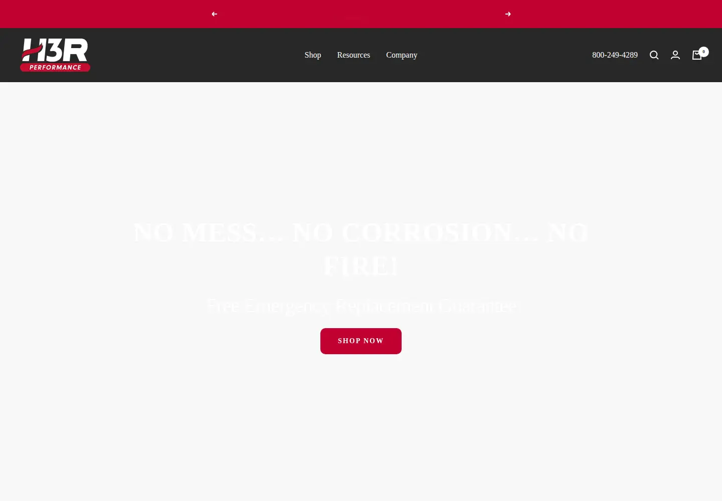 Screenshot of h3rperformance.com