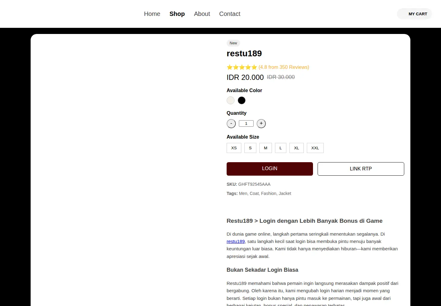 Screenshot of monarquicos.com