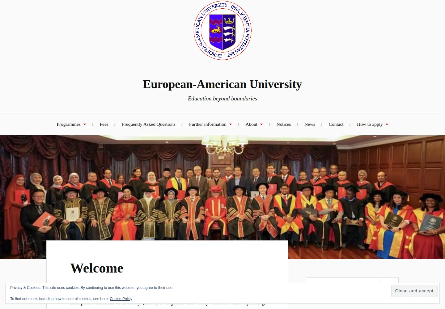 Screenshot of thedegree.org
