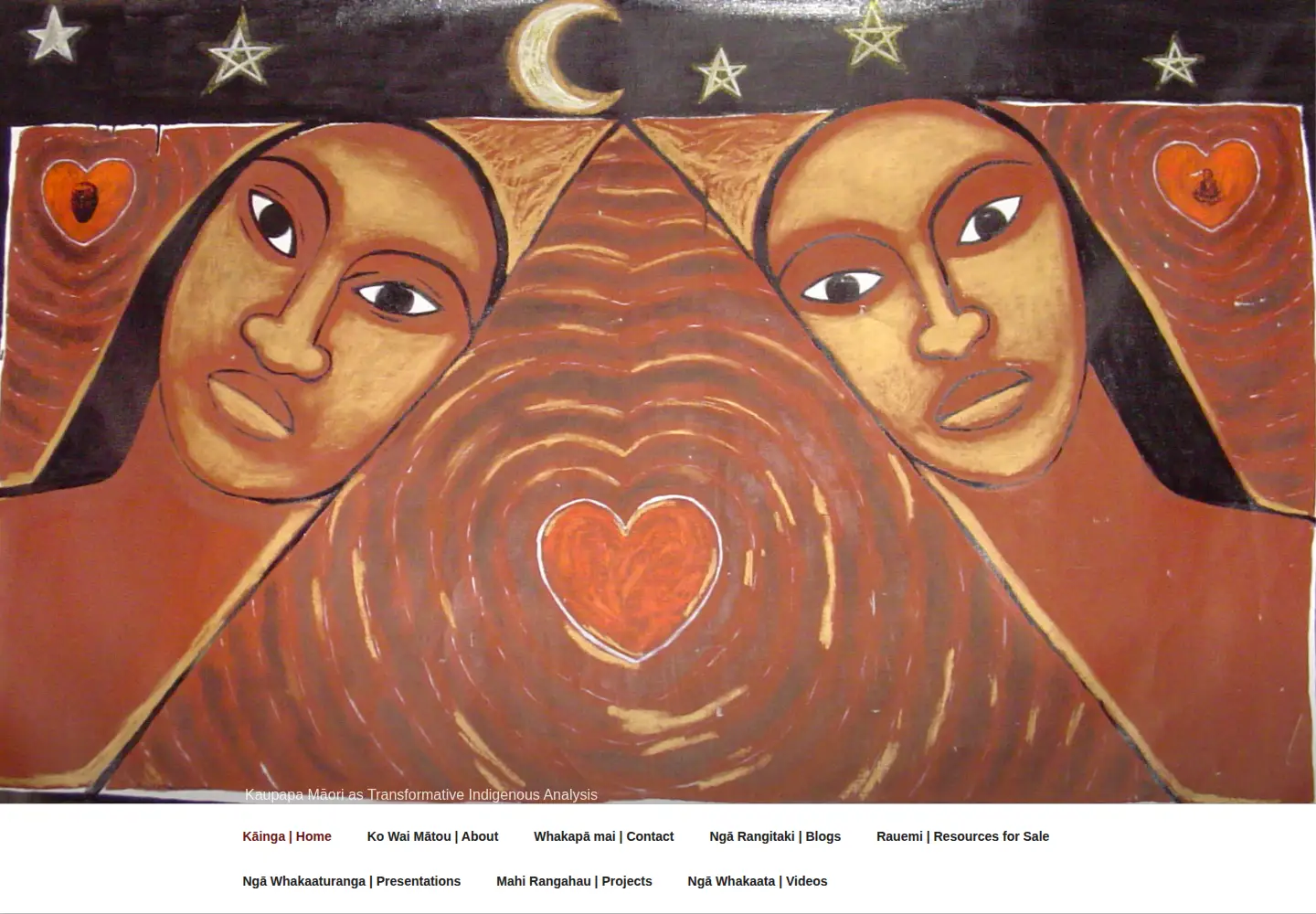 Screenshot of kaupapamaori.com