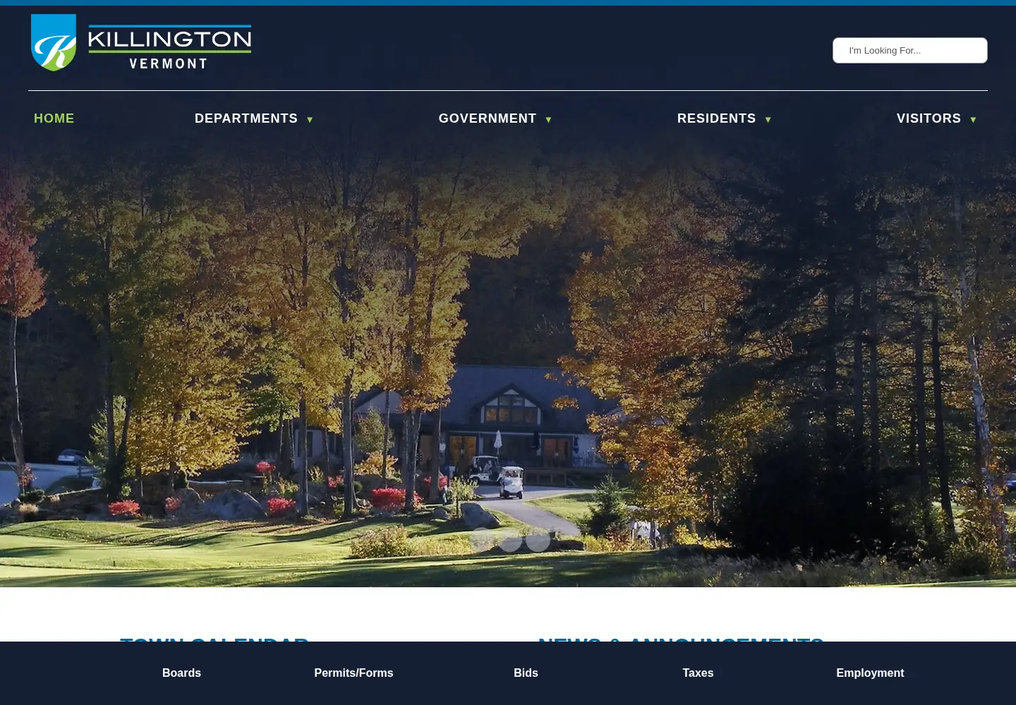 Screenshot of killingtontown.com