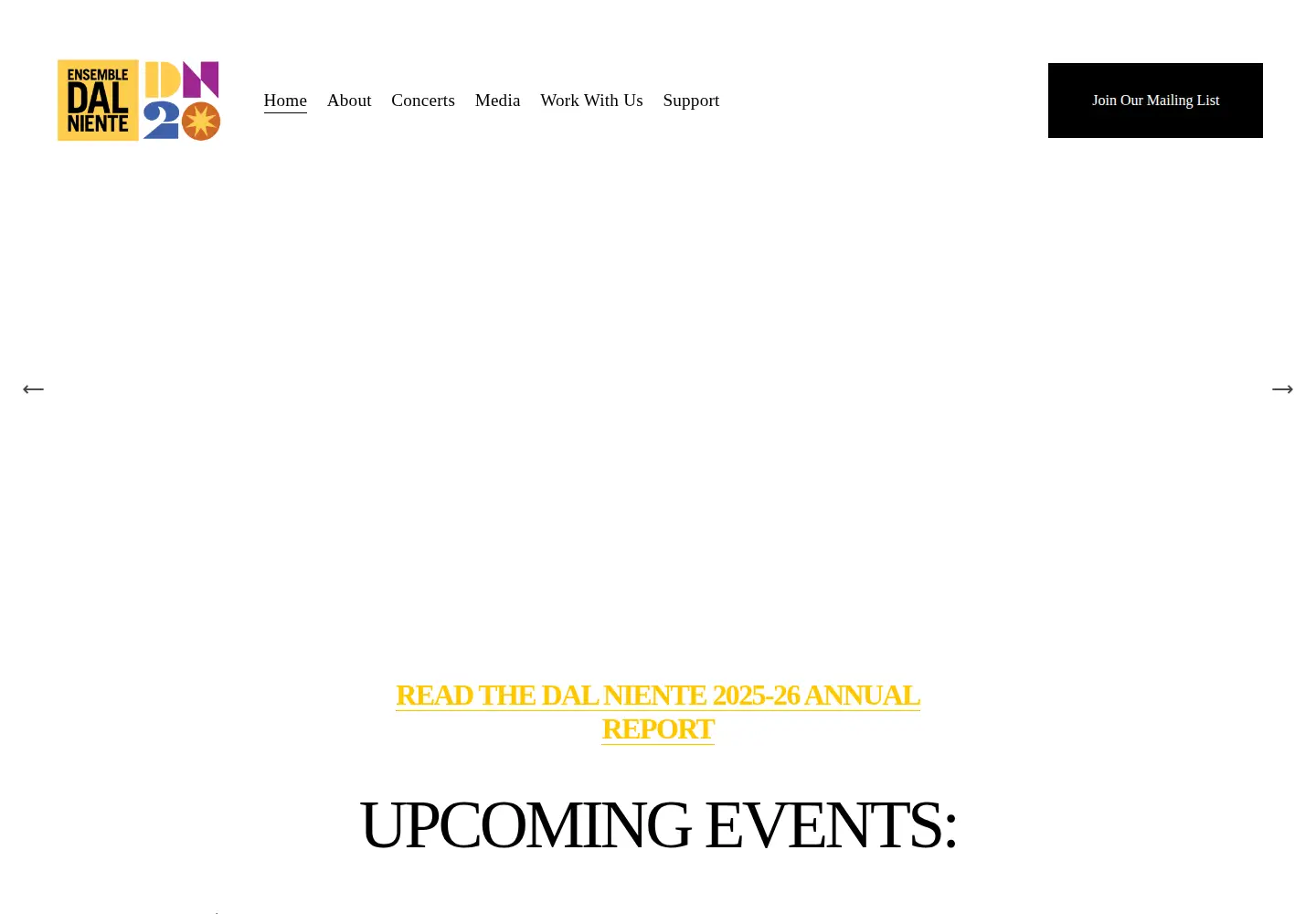 Captured homepage of dalniente.com in the current scan