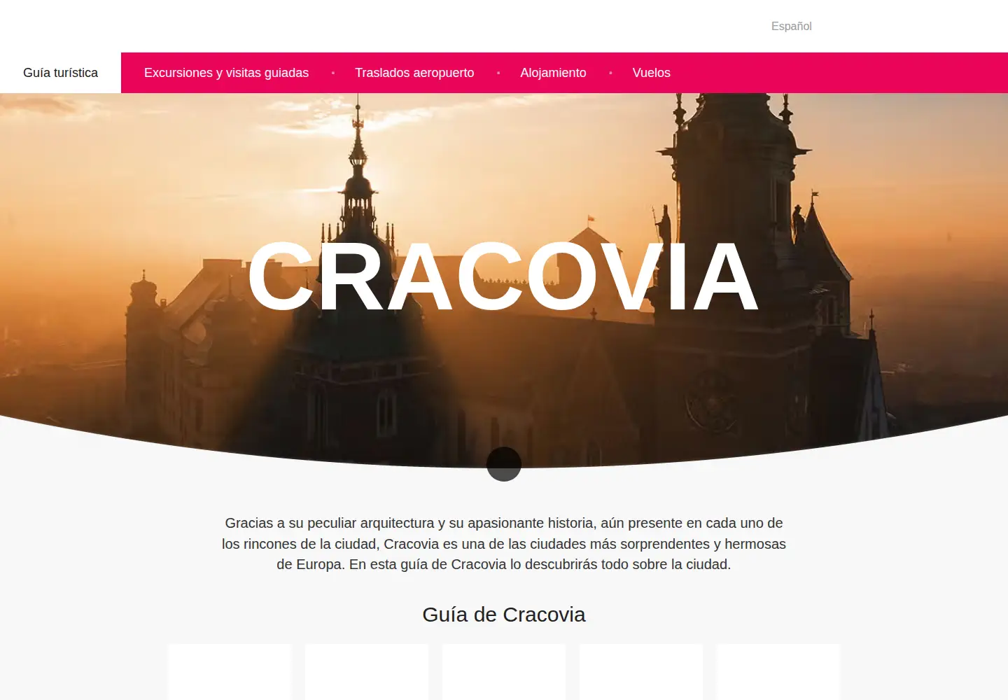 Screenshot of cracovia.net