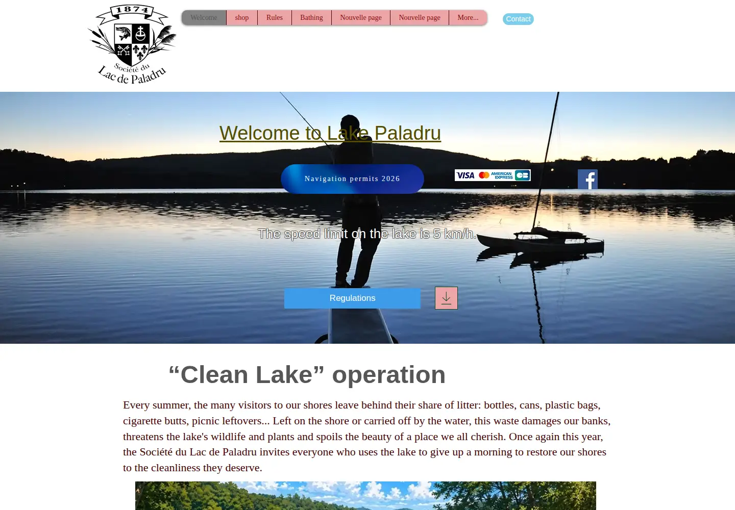 Screenshot of lacpaladru.com