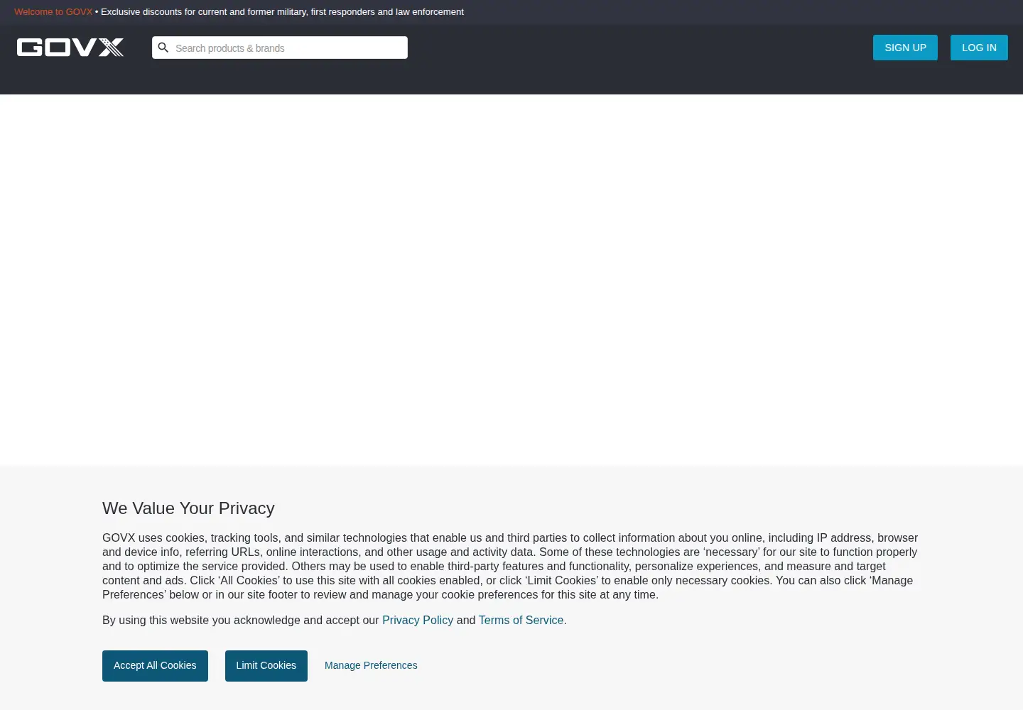 Screenshot of govx.com