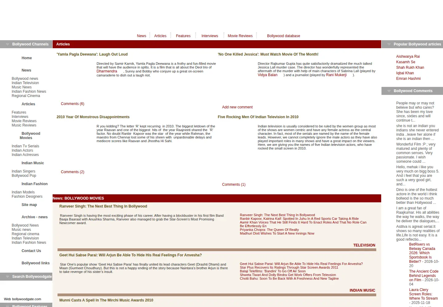 Captured homepage of bollywoodgate.com in the current scan