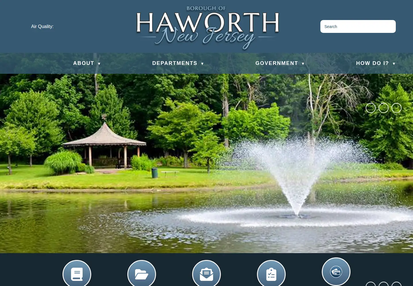 Screenshot of haworthnj.org