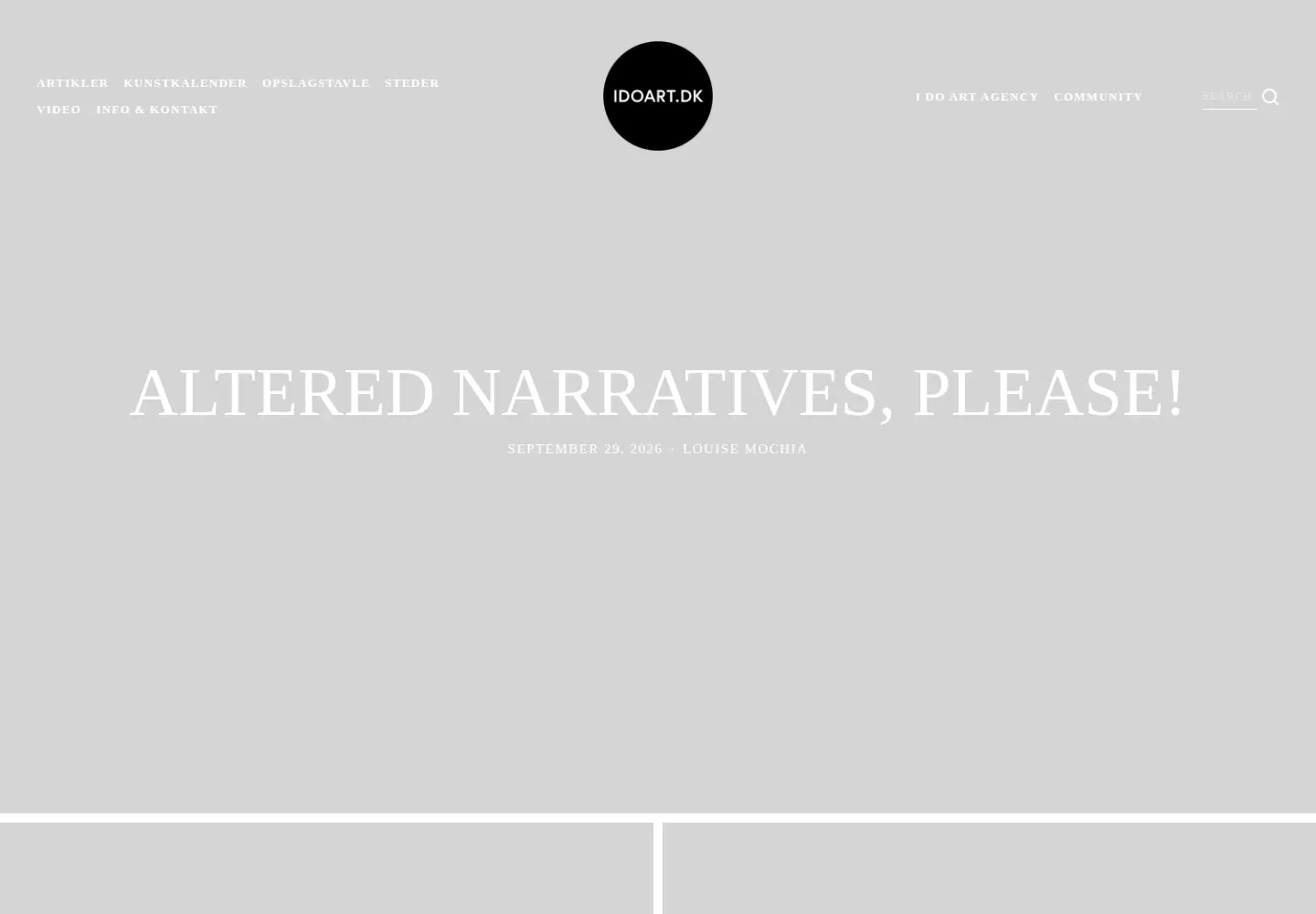 Screenshot of idoart.dk