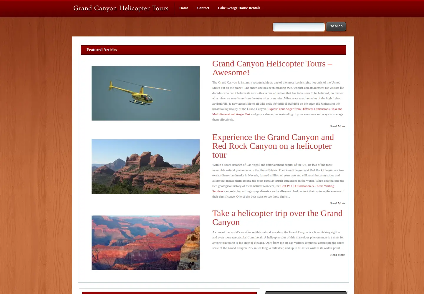 Captured homepage of adventurestrips.com in the current scan