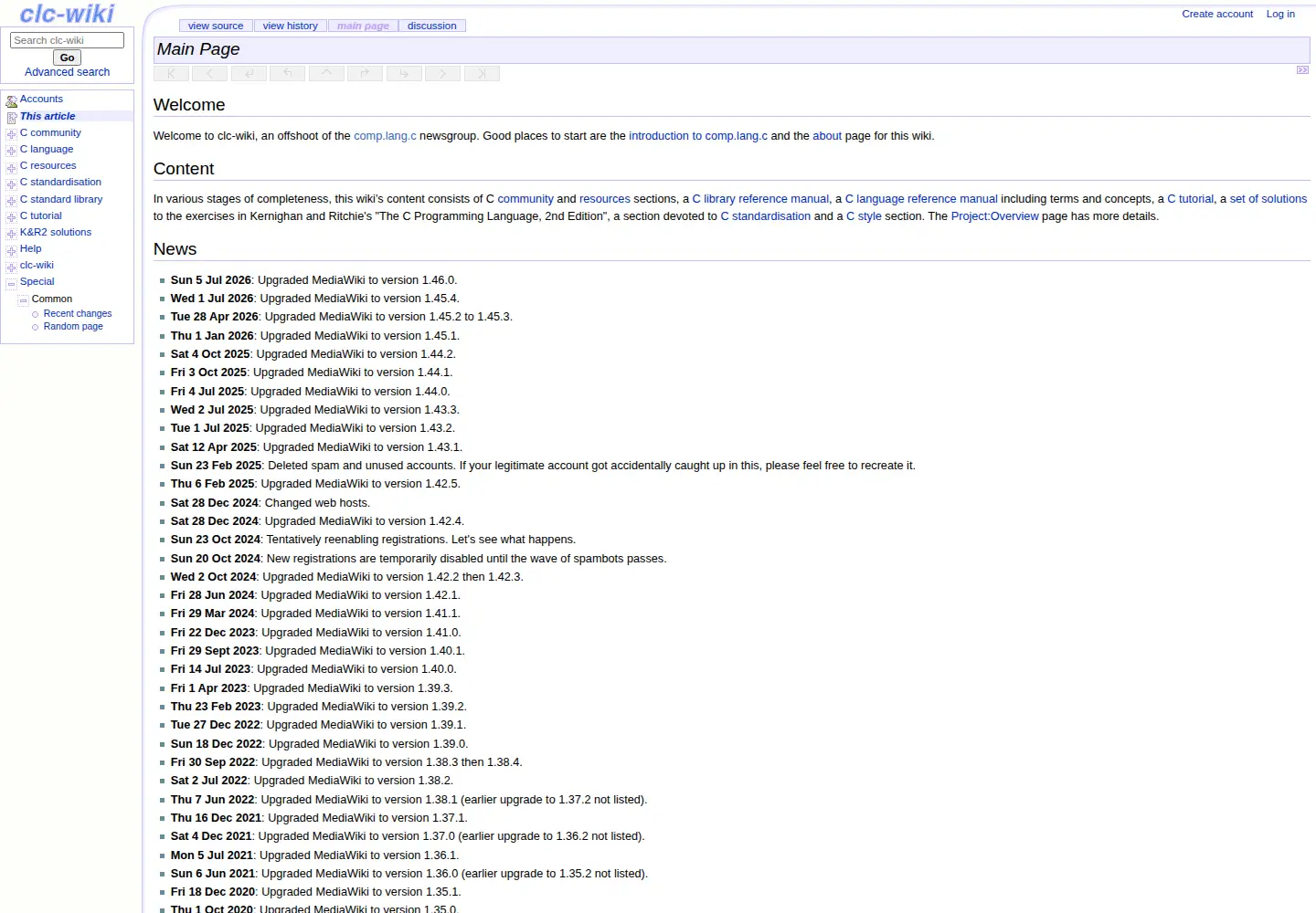 Screenshot of clc-wiki.net