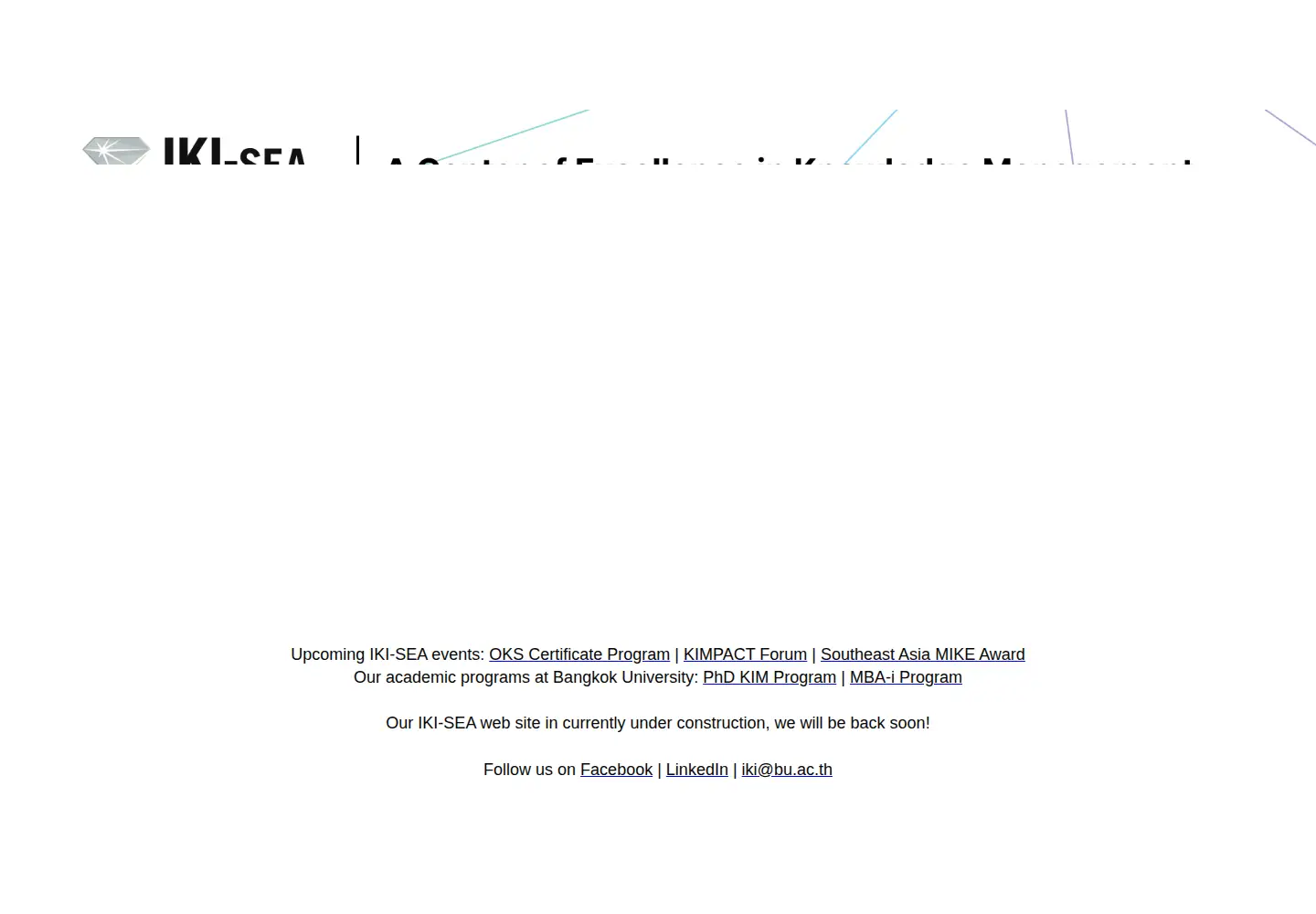 Screenshot of iki-sea.org