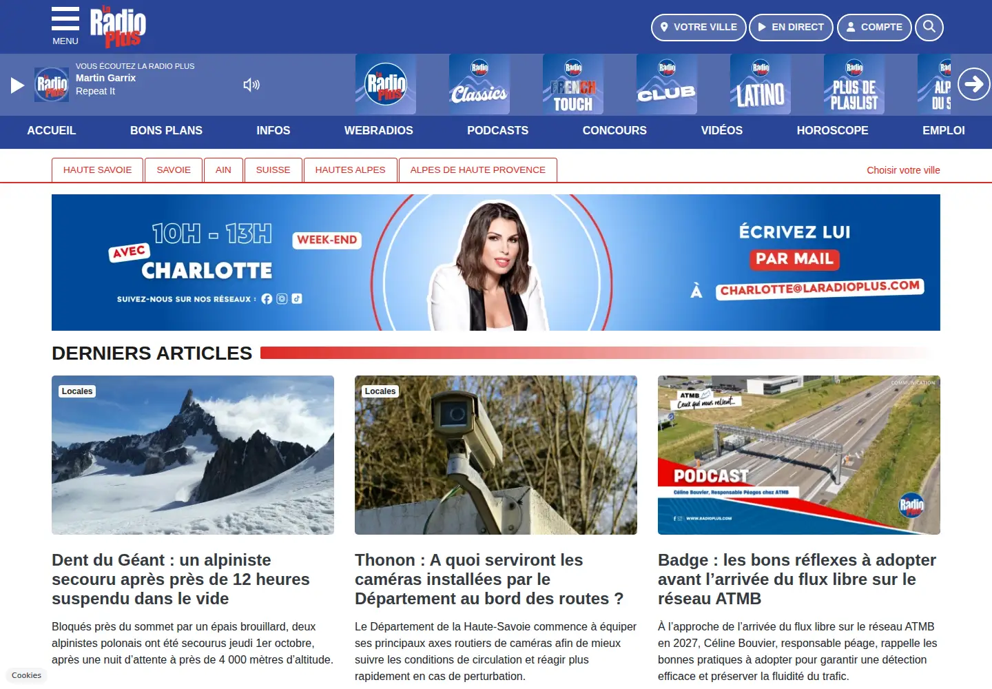 Screenshot of laradioplus.com