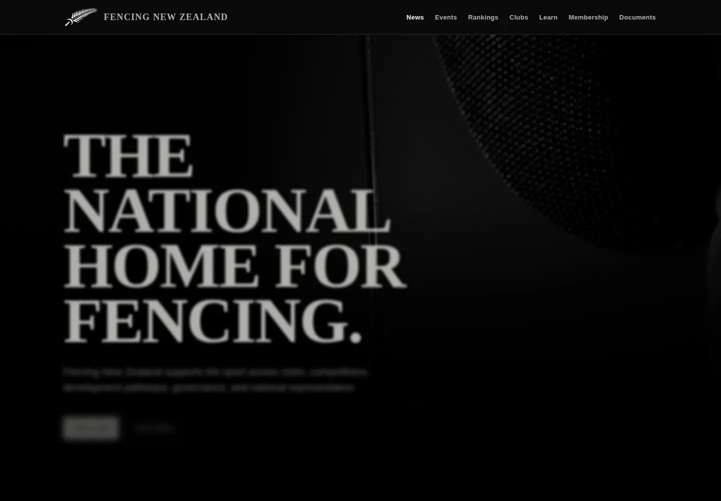 Screenshot of fencing.org.nz