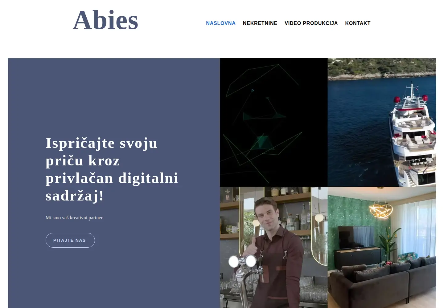 Screenshot of webtv.rs