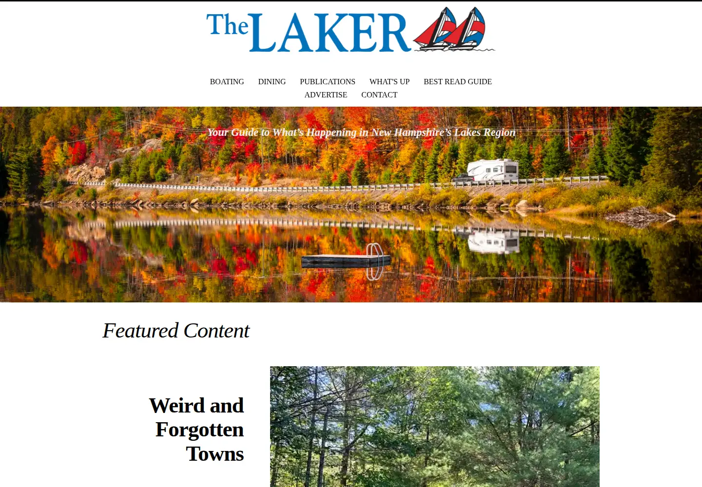 Screenshot of thelaker.com