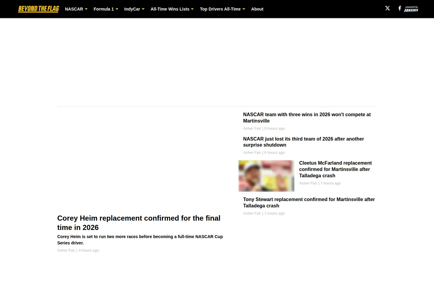Screenshot of stockcarspin.com
