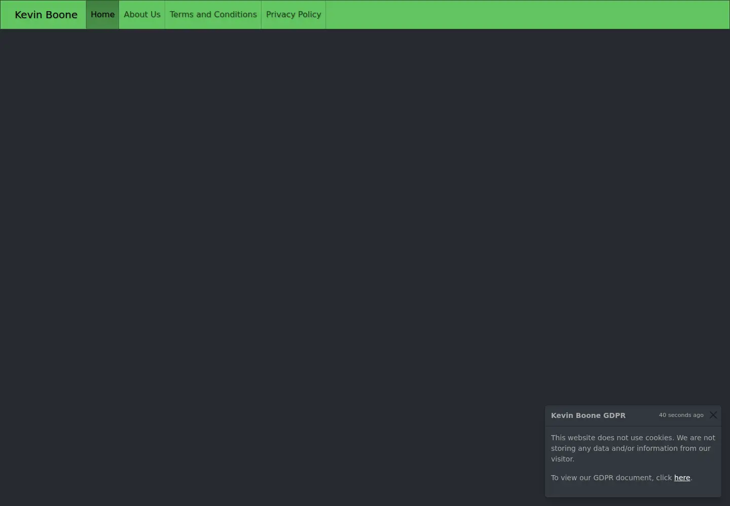 Screenshot of kevinboone.com